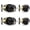 2, variant on Door Knob and Single Cylinder Deadbolt Lock Set, Polished Brass Front Door Handle and Deadbolt,Keyed Alike Reversible Deadbolt and Knob Set, Exterior Door Lock Set with Deadbolt,4Pack