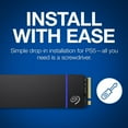thumbnail image 7 of Seagate Game Drive M.2 1TB Internal SSD PCIe Gen 4 x4 NVMe with Heatsink for PS5 Officially Licensed (ZP1000GP3A1011), 7 of 7