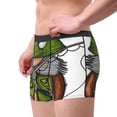 thumbnail image 2 of Yiaed Fishing Gnome Print Men's Soft Cotton Boxer Shorts Breathable Boxers Underwear Moisture-Wicking Underwear Stretch Boxer Briefs for Man-Medium, 2 of 5