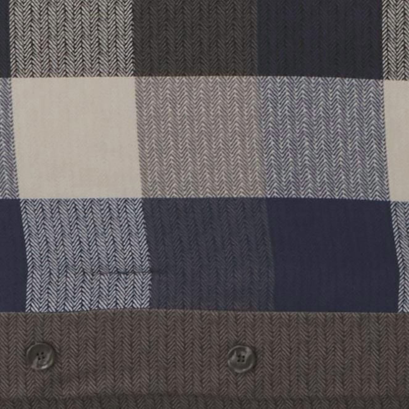 Mainstays Blue Ridge Plaid 7 Piece Bed-in-a-bag