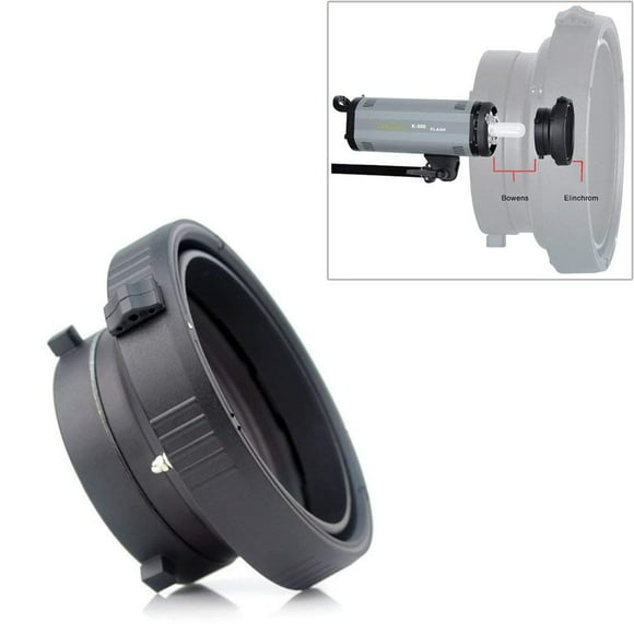 Adaptador Fomito Photo Studio Bowens a Elinchrom Mount