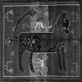 thumbnail image 1 of Ahgly Company Indoor Square Animal Gray Traditional Area Rugs, 6' Square, 1 of 1