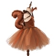 thumbnail image 1 of Squirrel Children's Dress Animal Dress Children's Day Performance Dress Role-playing - WEVALLEY, 1 of 5