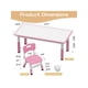 thumbnail image 2 of Para niños mesa y 6 sillas set almacenamiento box ajustable altura niños pequeños mesa y chair set ages 2-10 superficie grafiti non-slip legs children's activity mesa daycare classroom..., 2 of 7