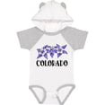 thumbnail image 3 of Inktastic Colorado Columbine Flowers Boys or Girls Baby Bodysuit, 3 of 5