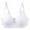 White, variant on Amvlyk Sports Bra for WomenHigh Impact Seamless Running Bra with Adjustable Straps Wireless Push Up Bra Comfortable Everyday Bra for Workout Gym Running Exercise Bra Activewear