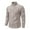 Beige, variant on Men's Turtleneck Cable Knit Sweater Long Sleeve Pullover Casual Winter Top