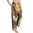 thumbnail image 2 of Daiia Golden Horned White Dragon Women's Sleep Pant with Pockets and Drawstring,Pajama Pants-Large, 2 of 9