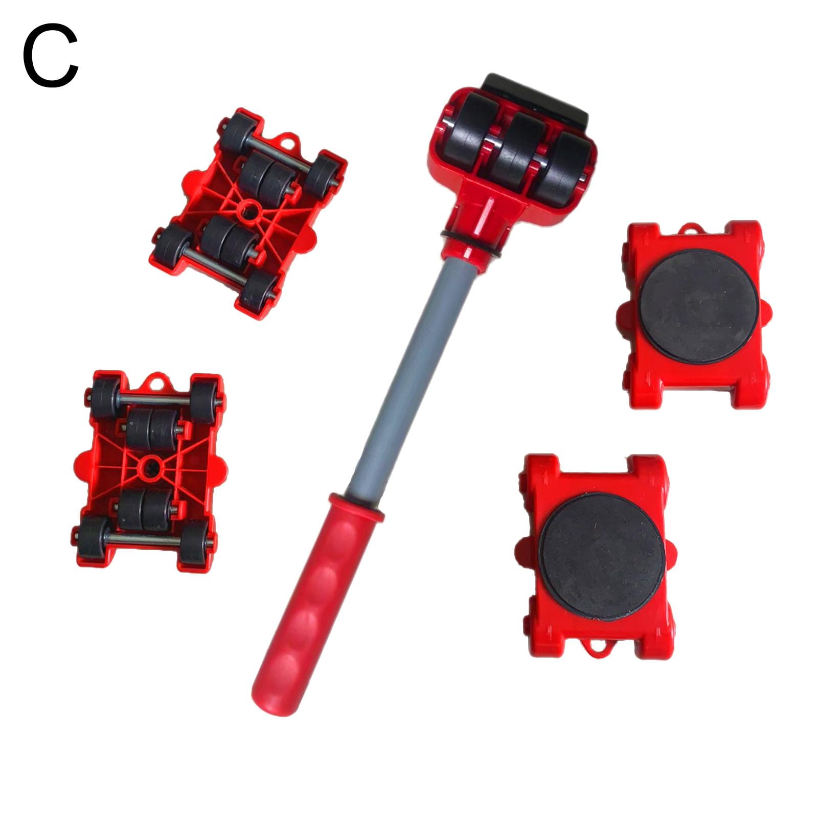 Heavy Duty Furniture Lifter Transport Tool Mover set 4 Roller Wheel 1