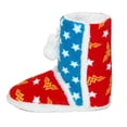thumbnail image 2 of BioWorld  Wonder Women's Terry Boot Length Outdoor Fuzzy Slipper, 2 of 3