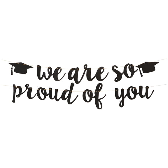 LAMIRO Graduation Banner Congrats Grad Party Supplies