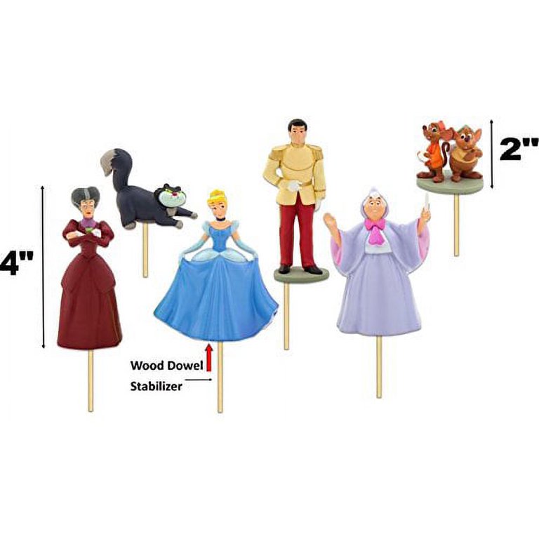 Disney\'s Cinderella Deluxe Cake / Cupcake Topper Decorating Kit ...