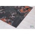 thumbnail image 3 of Handcraft Rugs - Electric Orange/Gray/Silver/Black/Abstract Area Rug Modern Contemporary Flower-patterned Design, 3 of 7