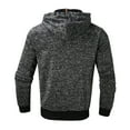 thumbnail image 3 of Vedolay Hoodie for Men Long Sleeve Crewneck Pullover Print Sweatshirt Jumper Top Dark&nbsp;Gray,XL, 3 of 5