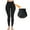 #2 Black，Wide Waistband, variant on FITVALEN Women Anti-Cellulite Seamless High Waisted Compression Slim Leggings Tummy Control Shapewear Pants