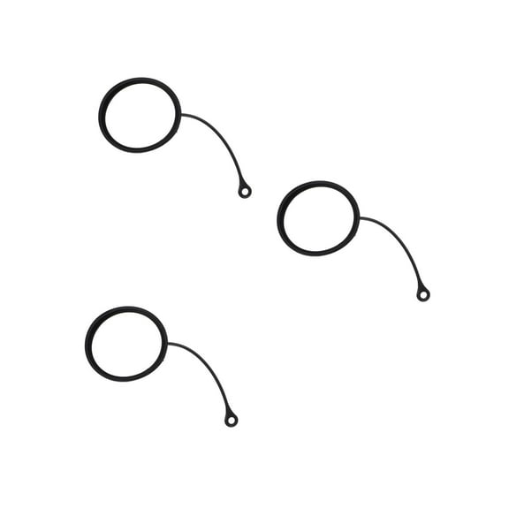 Masteelf 3pcs Auto Tank Cap Rope Car Cap Car Cap Rope Replacement Cap Rope Cap Rope Sealing Car Gas Cap Tether Gas Cap Seal Rope