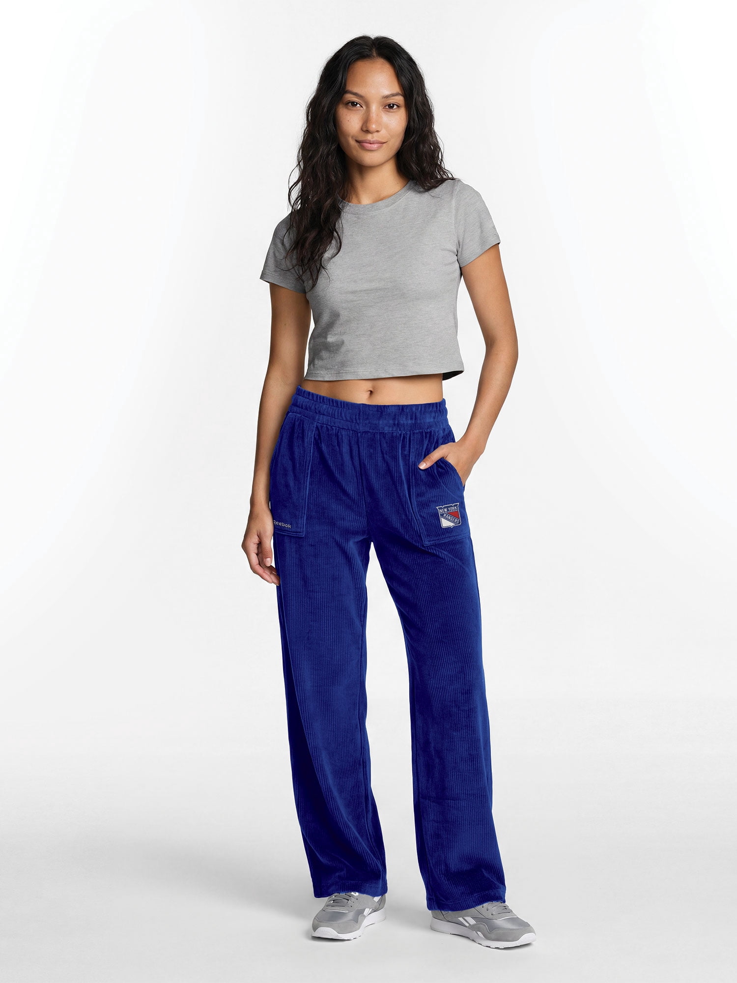 New York Rangers Reebok Womens Fashion Fit Fleece Pant