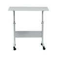 thumbnail image 4 of Hassch Removable Desk 31" Home Office Table Chipboard & Steel Side, Space Saving Computer Desks Writing Workstation, White, 4 of 7