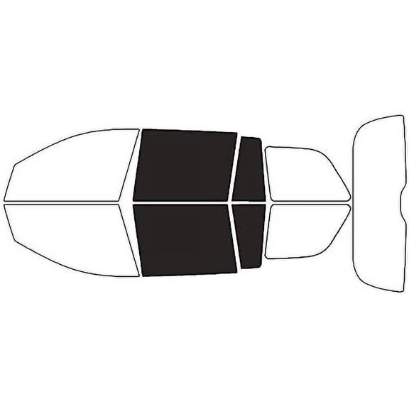 Rvinyl Window Tint Kit Compatible with Mercedes-Benz Gl-Class 2007-2012 - Back Precut Kit - 20%