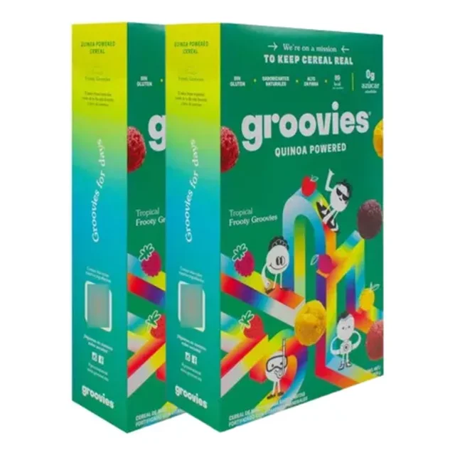 Cereal Saludable Frooty Groovies Quinoa Sin Gluten 500g 2 Pack