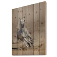 thumbnail image 1 of Design Art - Cheval Arabe Gris Courant dans la Poussière, 1 of 5