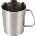 thumbnail image 1 of Kitchnexus taza medidora de acero inoxidable, jarra de leche jarra medidora para cocina café latte capuchino jarra de leche 500ml, 1 of 6