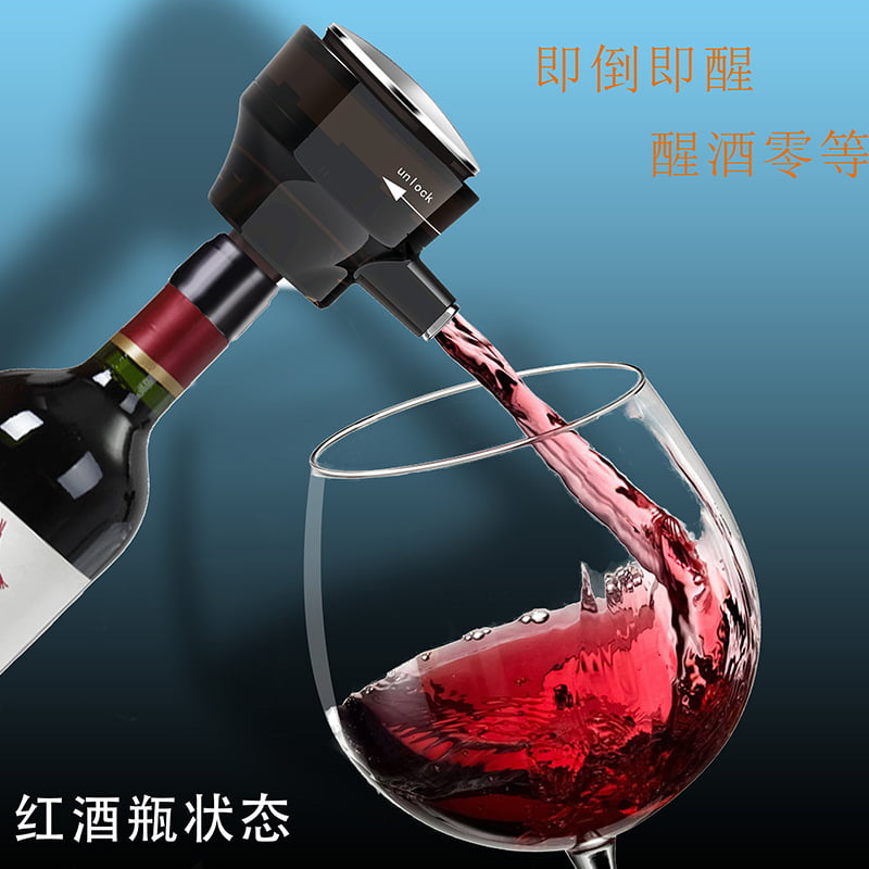 Multi-Smart Automatic Wine Decanter and Wine Dispenser Pump Towond Electric Wine Aerator One-Touch Wine Pourer Portable USB Rechargeable Spout Pourer