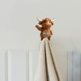 thumbnail image 4 of Leojiow Cute Cow Wall Hooks For Entryway Coat Hat Key Organizer Durable Backing With Tape For Easy Adhesion 8Cm H, 4 of 6