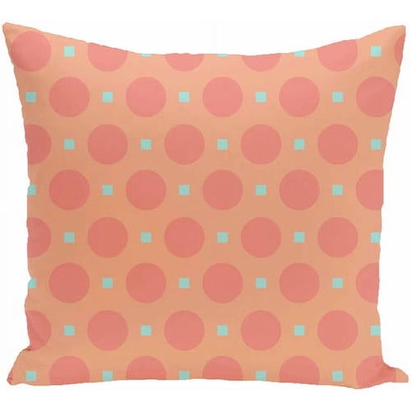 Simply Daisy 16" x 16" Dot Dash Geometric Print Pillow
