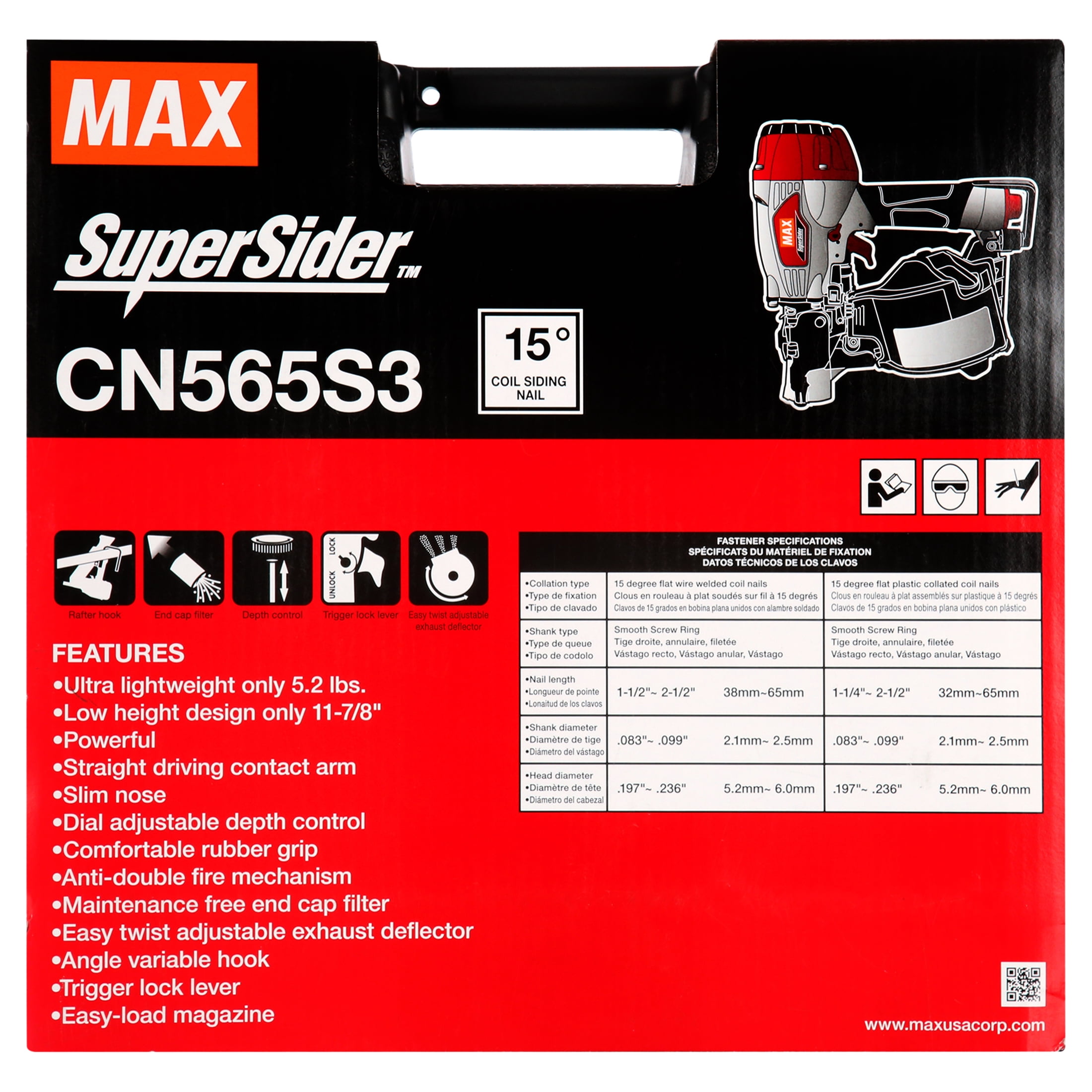 Max Usa Coil Siding Nailer