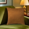 thumbnail image 5 of Decorative Throw Pillow Covers 20x20 - Suede Pillow Shams & Cushion Covers, Soft Pillowcase for Sofa, Bed, Chair, Living Room & Bedroom Home Decor Accent, 5 of 5