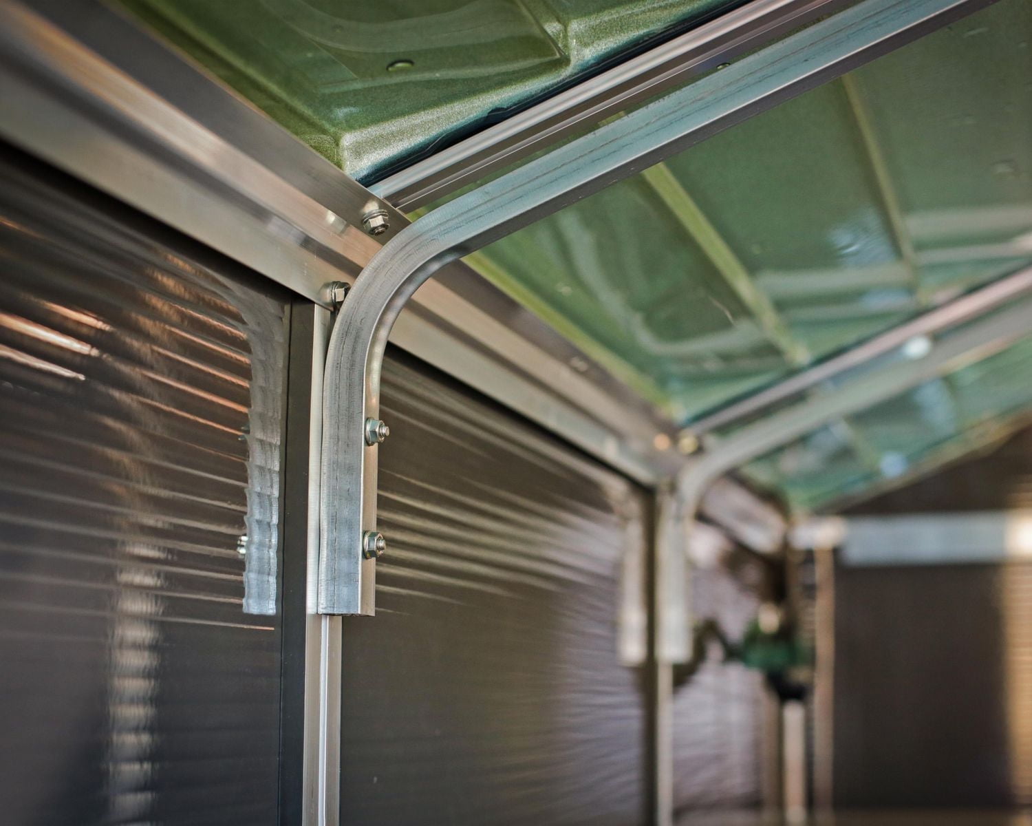 Rubicon 6 ft. x 5 ft. Dark Gray Garden Storage Shed