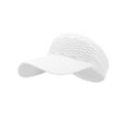 thumbnail image 2 of Spencer 2 Pack Sport Sun Visor Hats, Knitted Empty Top Cap Outdoor Sports Visor Caps for Women Men for Golf Cycling Fishing Tennis Running, White, 2 of 9