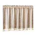 thumbnail image 1 of EGNMCR Home Decor Romantic Printed CurtainKitchen Curtain Cute Spring And Summer Bright And Colorful Kitchen Decoration Short Translucent Retros Coffee Shop Curtain 100x60cm Polyester curtains, 1 of 5