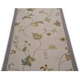 thumbnail image 2 of Custom Size Runner Rug Floral Grey Design Customize Red Rug Runner 26 Inches Width By Choice Of Your Length, 2 of 8
