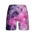 thumbnail image 5 of Bibifish Womens Athletic Shorts All Day Comfort Printed Mesh Pocket Elastic Drawstring Waist Relaxed Workout Shorts, 5 of 5
