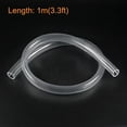 thumbnail image 3 of Uxcell 20mm ID 25mm(1-inch) OD 3.3ft Clear Vinyl Tubing Plastic Pipe Air Water Hose, 3 of 6