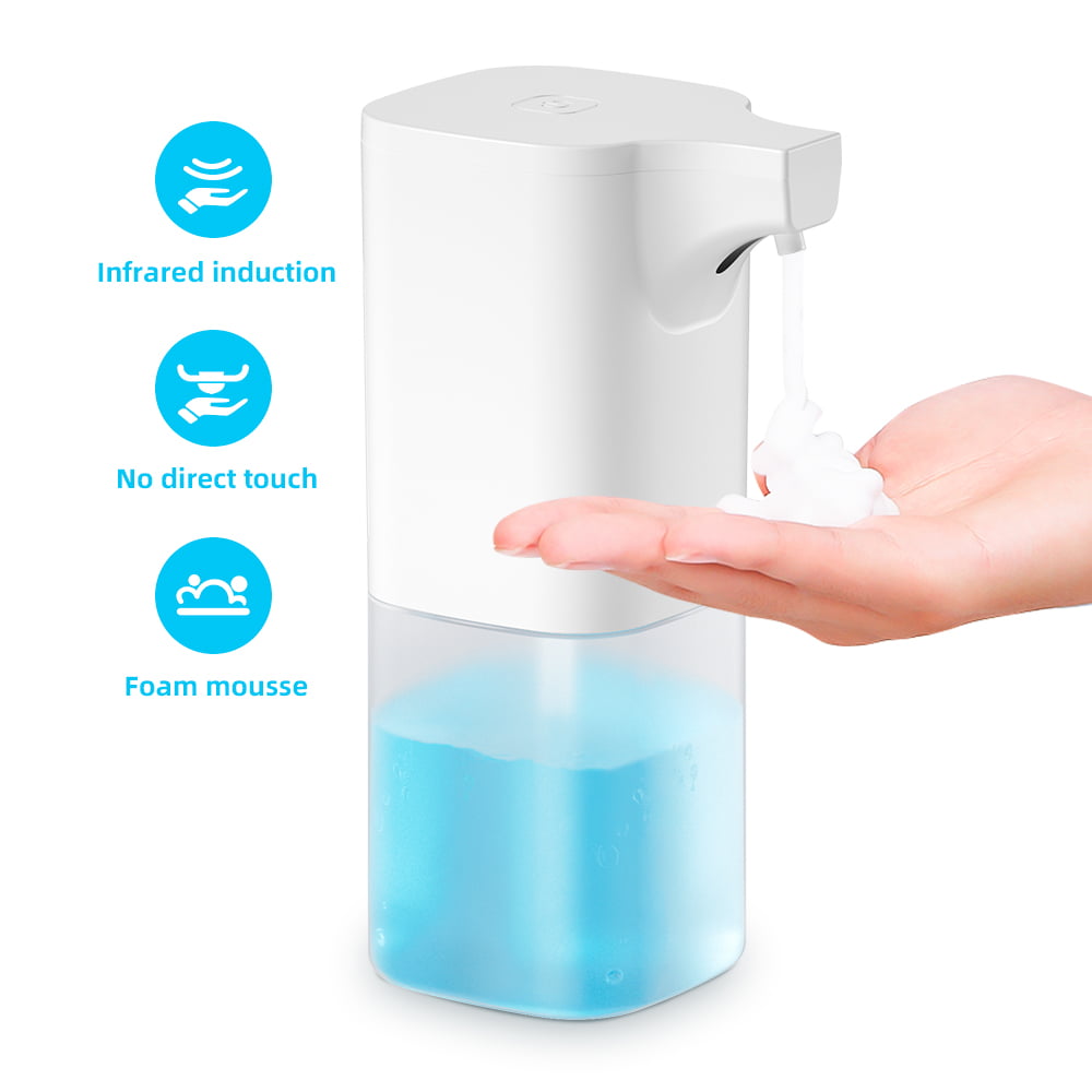 Hand Soap Dispenser For Kids Touch-less 12 Oz Hands-Free Foaming Dispenser White 