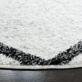 thumbnail image 4 of SAFAVIEH Adirondack Bailey Geometric Area Rug, Ivory/Charcoal, 4' x 4' Round, 4 of 5