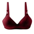thumbnail image 2 of Patlollav Bras for Women Plus Size Wire Free Comfortable Push Up Hollow Out Bra Underwear, 2 of 6