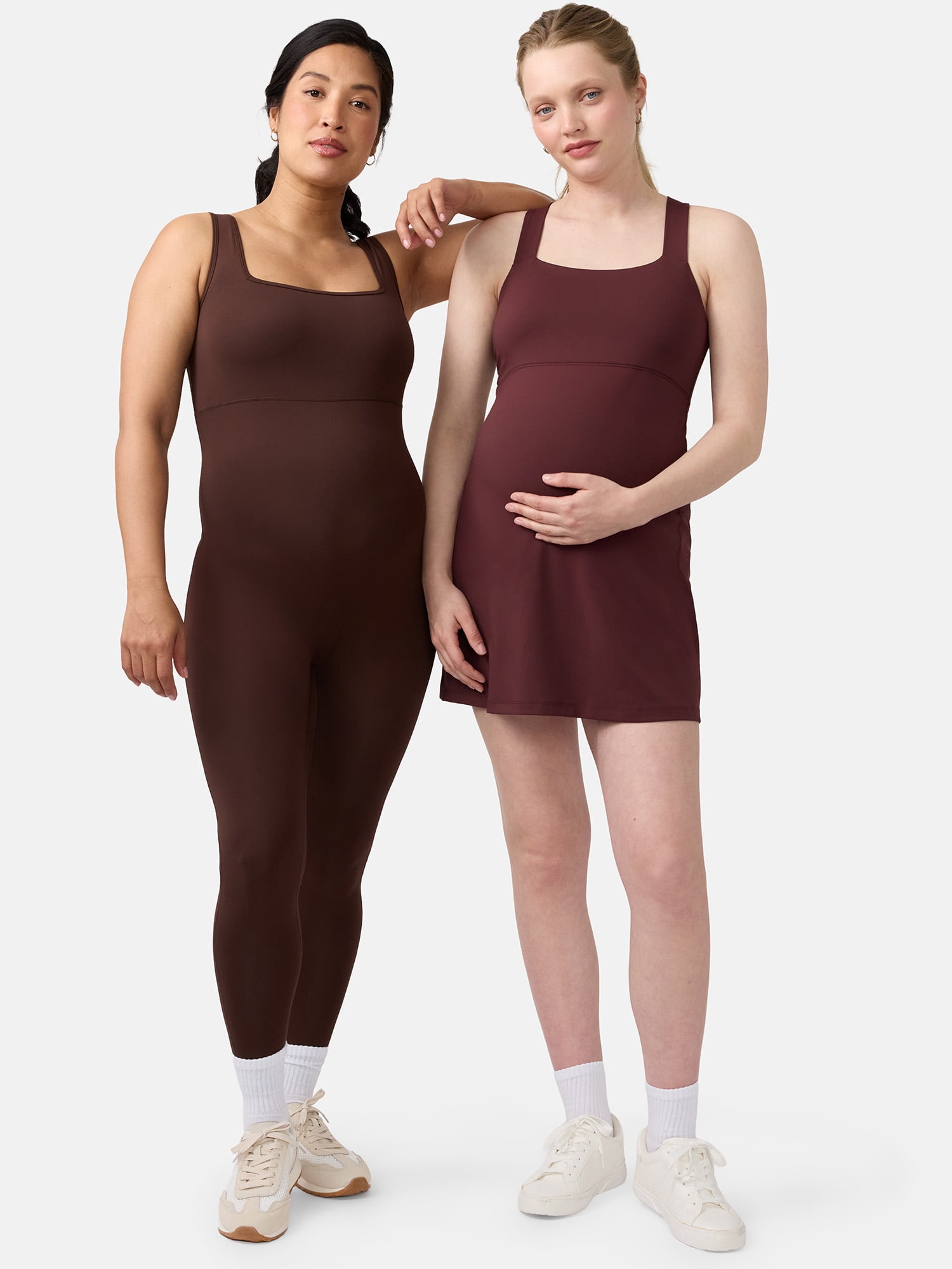 Ingrid & Isabel For Every Belly Women's Maternity Racerback Active Dress, Sizes S-XXL