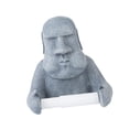 thumbnail image 3 of rollos de papel higiénico con estatua Moai, escultura funcional y única para montar en pared, decoración para baño, hogar y oficina., 3 of 9