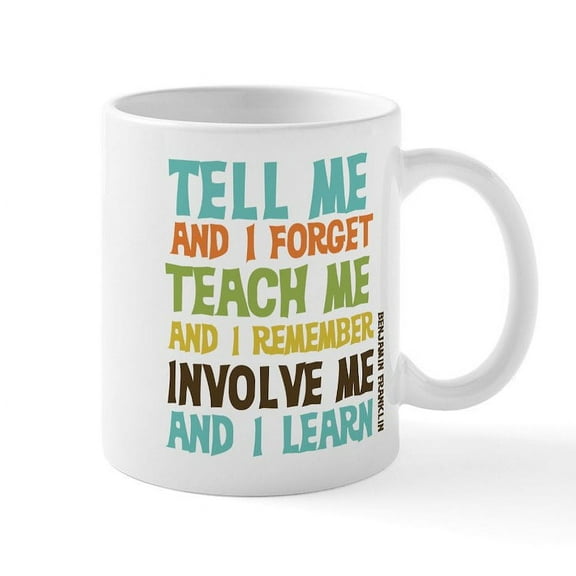 CafePress - Involve Me Mug - 11 oz Ceramic Mug - Novelty Coffee Tea Cup