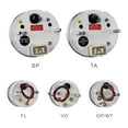 thumbnail image 4 of MOTOR METER RACING 6 Gauge Set Classic with GPS Electrical Speedometer Digital Odometer Black Dial, 4 of 15
