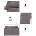 thumbnail image 5 of Little Donkey Andy 11 Inch Inseam Hiking Cargo Shorts for Men Quick Dry Stretch Lightweight for Golf Casual Grey M, 5 of 7