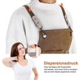 thumbnail image 3 of SHAR Welding Apron（Coffee Color）-80 * 56cm-Working Apron with Pockets, Adjustable Back Cross Strap for Men and Women, Perfect for Garden, Kitchen, Garage, 3 of 5