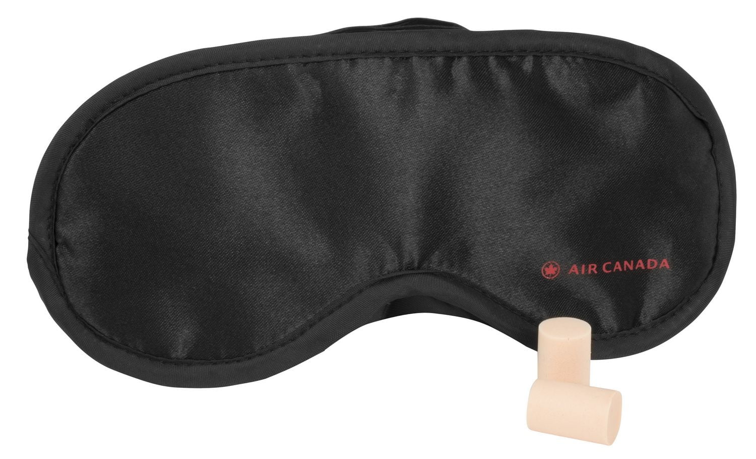 Air Canada Cushioned Satin Sleep Masks with Earplugs, Eyeshades with Earplugs