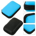 2pcs Hard Drive Case Portable Hard Disk Protection Storage Box Computer