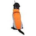 thumbnail image 2 of YUEHAO Dog Sweaters for Small Dogs Large Dog Reflective Clothing Winter Clothing Jackets Hook&Loop Adjustable Cotton Pet Clothing Pet Dog Clothes (Orange, S), 2 of 9
