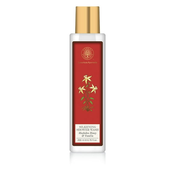 Forest Essentials Mashobra Honey and Vanila Silkening Shower Wash, 200ml